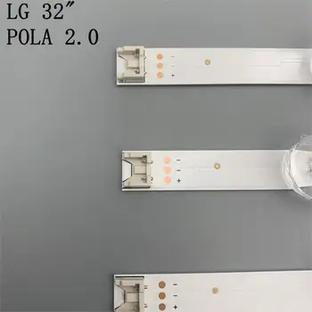 Naujas 3pcs(2*A*6LEDs,1*B*7 Led) LED backlight juostos Pakeitimo LG TV 32LN540 32LN550FD Innotek POLA2.0 32 colių A B tipo