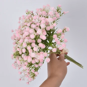 Naujas Gypsophila Aukštos kokybės Touch Dirbtinės Plastikinės Gėlės 