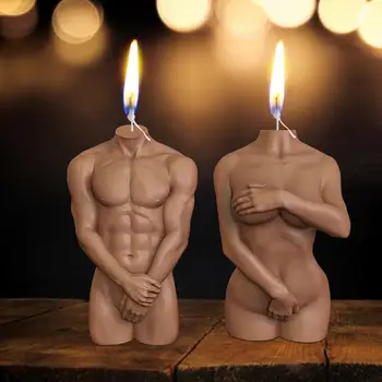 Naujas Stilius, Drūtas Moteris Žvakė Silikono Formos 3D Vyrų Kūno Drovūs Moteris Muilo Aromato Žmogaus Kūno Žvakė Pelėsių, Namų Dekoravimo Reikmenys