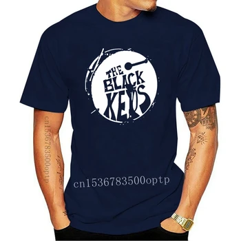 Neu Naujas Black Keys Būgno Logotipą, S-3Xl Jav Dydis S-3Xl Af1 Vasarą, O Kaklo Viršūnes Tee Marškinėliai