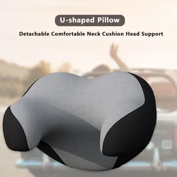 Nešiojamų Automobilių U-formos Stiliaus Pagalvę Confort Kaklo Pagalvėlė Galvos atramos Kelionės Skrydžio Pagalvėlės Minkštos Slaugos, Terapijos