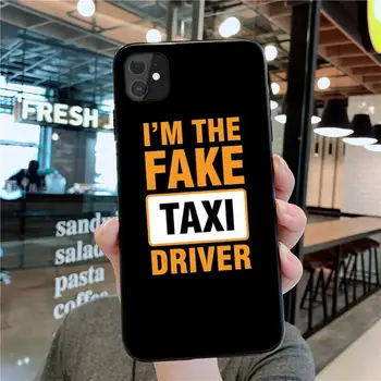 Pranešk apie netikrą FK Taksi Telefono dėklas Skirtas iphone 12 11 Pro Max Mini XS Max 8 7 6 6S Plus X 5S SE 2020 XR Dangtis