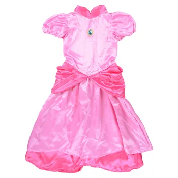Princess Peach/ Klasikinis Žaidimas Kostiumas Vaikams Mergaitėms Karnavalas Cosplay Šalis Suknelė