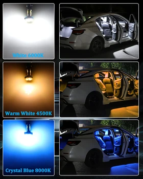 Seker Canbus LED Interjero Šviesos Fiat Panda 2 3 II III 169 312 319 2003-2018 Transporto priemonių Priedai Žemėlapis Dome Kamieno Lemputes Rinkinio