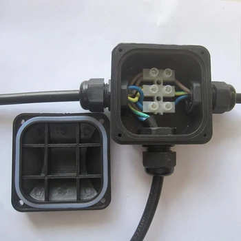 SHGO KARŠTA-Box Vandeniui IP68 Išorės Elektros kabelių Paskirstymo Dėžutė 3 Būdas Kabelio Jungtis, Lauko už 5,5 mm-10.2 mm (Pakuotėje 8)
