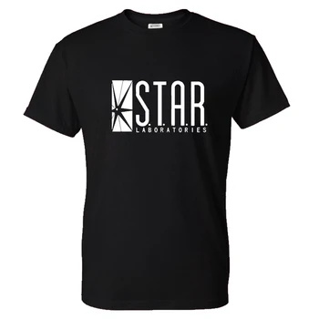 Star Labs vientisos Spalvos Retro T-shirt Vyrai Moterys Atsitiktinis O-Kaklo Juokinga trumpomis Rankovėmis Marškinėlius Derliaus Medvilnės Grafinis Unisex Marškinėliai