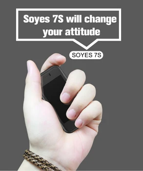 Super Mini SOYES 7S Išmanųjį telefoną, 1GB RAM, 8 GB ROM 2.45 Colių MT6580A Quad Core Android 6.0 600mAh 5.0 MP Maža Kišenė, Mobilųjį telefoną