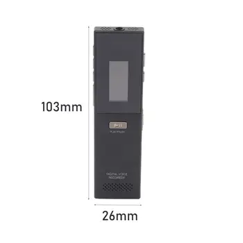 T11 Diktofonas Nešiojamų Triukšmo Mažinimo Metalo 16GB Balso Skaitmeninio Garso Įrašymo Pen Biuro