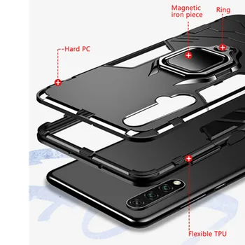 Telefono Laikiklis Piršto Žiedą Atveju Xiaomi POCO X3 NFC Magnetinio Šarvai atsparus smūgiams gaubtas Xiaomi Pocophone X3 NFC mi pocoX3 X3NFC