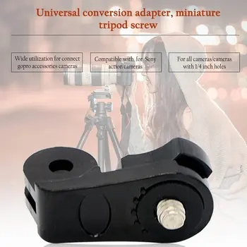 Universali Konvertavimo Adapteris Mini Trikojo Varžtu Pritvirtinkite Tvirtinimo Gopro Reikmenys Eiti Pro YI Sporto Veiksmo Kameros