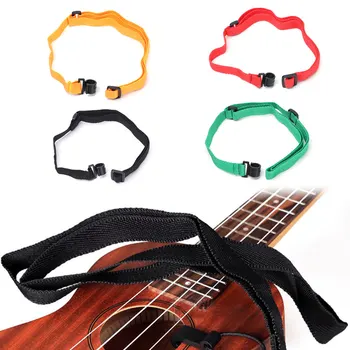 Universalus Reguliuojamas Nailono Havajų Gitara Dirželis Pakabinti ant Kaklo Muzikos Instrumentas, Dirželiai, Diržas Su Kabliu Patvarus, Gitara, Diržas, 4 spalvos