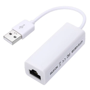 USB 2.0 į RJ45 LAN Ethernet Adapteris Keitiklis Kabelis Tinka MacBook Air Nešiojamas KOMPIUTERIS Didelės Spartos USB 2.0 Adapteris, Splitter Hub