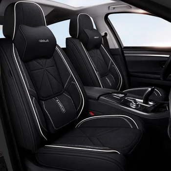 Visiška linų pluošto automobilių sėdynės padengti automobilių sėdynės apima Volvo s60 automobilių v40 v60 s80 s90 v90 xc70 xc40 xc60 xc90 cars2011