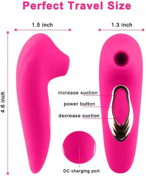 Čiulpti Vibratorius Moterims Clit Sucker 10 Greičių Vibruojantis Antgalis Blowjob Klitorio Stimuliatorius Etotic Sekso Žaislai Suaugusių Moterų