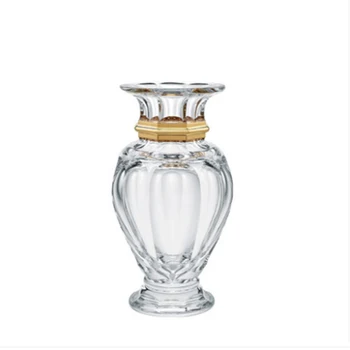 Šiaurės Džiovintų Gėlių Vaza aikštėje kristalų Skaidri vaza smulkaus ir vidutinio ovalo formos vaza, dovanų dėžutėje