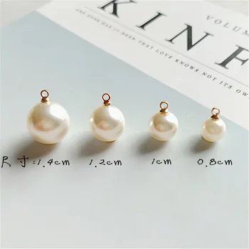 10pc Aukštos kokybės perlų mygtukai 4 dydis pearl Mygtuką drabužius 