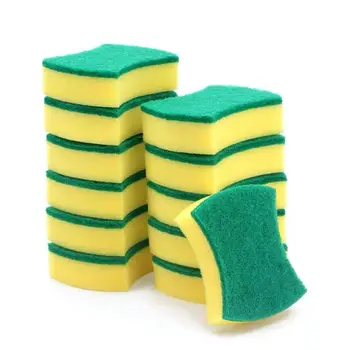 10vnt Indų plovimo Kempinė Virtuvės Nano Emery Magic Clean Rub Puodą Rūdžių Židinio Dėmių Sponge Pašalinti Rinkinys, Valymo Šepetys