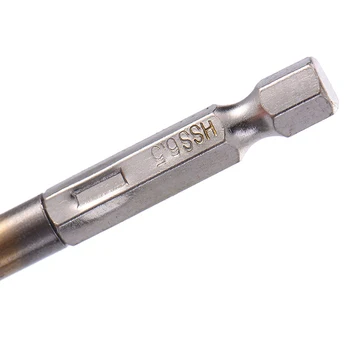 13pcs/daug greitapjovio Plieno HSS Padengtas Titano Grąžtas Rinkinys 1/4 Hex Karka 1.5-6.5 mm volframo karbido Twist drill bits