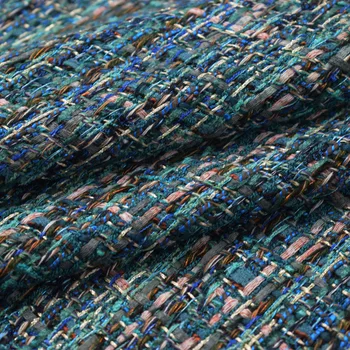 2019 m. rudenį, žiemą ežeras žalia minkštas tvido audinio sluoksnį sijonas tissu afrikos telas tissus stoffen tecido tela