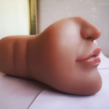 2021 Karšto Dirbtinis 3D Nagų Vyrų Masturbator Giliai Gerklėje Žodžiu Puodelis Su Liežuviu Blowjob Kišenėje Suaugusiųjų Sekso Žaislais Vyrams