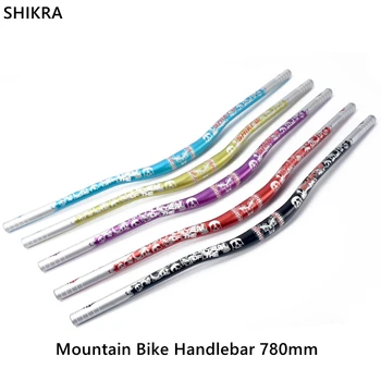 2021 SHIKRA MTB Vairo Extra Long Mountain Bike Rankenos Aliuminio Lydinio 31.8 mm 780mm Stovo Dviračio Rankenos-Baras XC DH AM
