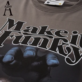 2021 Vyrų Hip-Hop Marškinėliai ilgomis Rankovėmis Streetwear Grafinis Spausdinti Harajuku Marškinėlius Prarasti Hip-Hop T-shirt Negabaritinių vatos Pagaliukai Tees