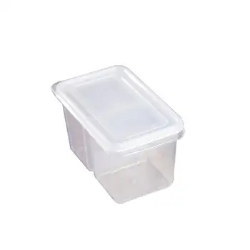 2VNT Maisto Saugojimo Konteineris Plastikinis Virtuvės Šaldytuvo, Makaronų Dėžutės Multigrain Bako Skaidrus Sandarios Skardinės Namų