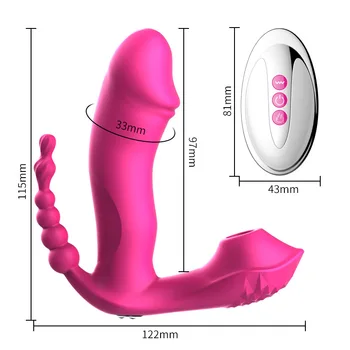 3 1. Belaidis Čiulpti Vibratorius, skirtas Moterims, 7 Greičio G-Spot Klitorio Stimuliatorius Analinis Viginal Dildo, Vibratoriai Erotika Suaugusiųjų Sekso Žaislai