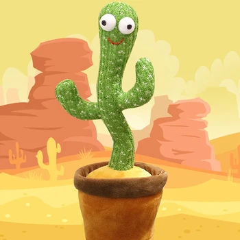 32cm Kūrybos Elektroninių Kaktusas Purtyti Šokių Pliušinis Žaislas Mielas Šokių Kaktusas ikimokyklinio Ugdymo Žaislas vaikams, Kūdikių Dovanų