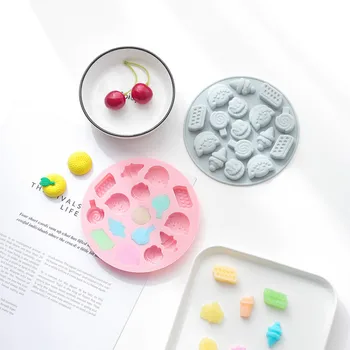 3D Animaciją Turas Silikono Formos Šokolado Tortas Bakeware Ledo Plokštelėje Bedantis Jelly Candy Maker 