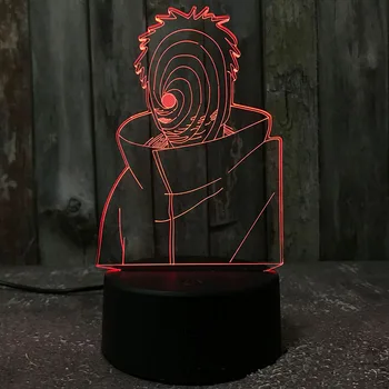 3D Animacinių filmų Nakties Šviesos Touch LED Stalo Lempa 7 Spalva Keičiasi USB Maitinimo Jutiklinį Jungiklį Stalas Naktį Šviesos Draugo Dovaną