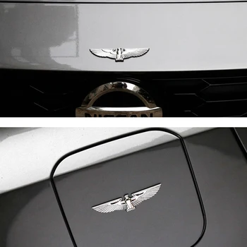 3D Metalo Ženklelis Erelio Sparnų Automobilio Emblema, Lipdukas, Decal Universaliųjų Automobilių Moto Nuoma, Automobilių Stilius Dekoratyviniai Aksesuarai