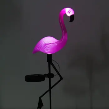 3pcs LED Saulės Sodas Šviesos Flamingo Vejos Lempos Vandeniui Saulės Led Žibintai, Lauko ir Sodo Apdailai Šalys