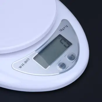 5kg/1g 1kg/0,1 g Nešiojamų Virtuvės Masto Skaitmeninės Skalės, LED Elektroniniai Masto Baterija Maisto Matavimo Svoris, Virtuvė, Mini
