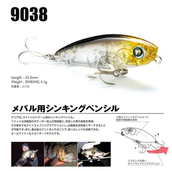 Aišku, Žvejybos Masalas, Pieštukų Woblers Mini Naujas 43mm 4.1 g Lydekos Dirbtinis Masalas Žvejybai Sunku Jaukai, Žuvų Nuskendo Japonija Wobblers