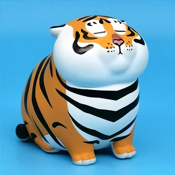 Aklas Lauke Mielas Gyvūnų Anime Pav Riebalų Tigras Emocijų Serijos Mini Pasisekė, Žaislai, Modelį, Little Pet Shop Atsitiktiniai Lėlės, Dovanų Dekoravimas