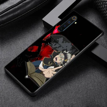 Anime Black Dobilai Dėl KOLEGA Reno 5 4 Lite 3 Pro SE 10X Zoom 2 Z F ACE 5G Telefono dėklas