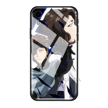 Anime BLEACH Aizen Stiklo Atveju iPhone 11 12 Pro Max X 7 8 Plius XR 6 6S SE 2020 XS Grūdintas Telefono Dangtelį 12Mini Shell 