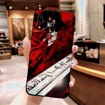 Anime Hellsing Alucard Ventiliatorius aukštos kokybės Telefono dėklas coque Už Xiaomi Redmi pastaba 7 8 9 t k30 max3 9 s 10 pro lite