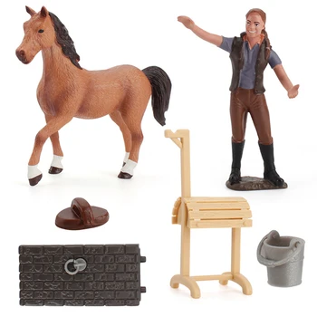 Arklių Pav Nustatyti Modeliu, Žaislai Vyrams, Skulptūra Dovana Vaikams Ornamentu