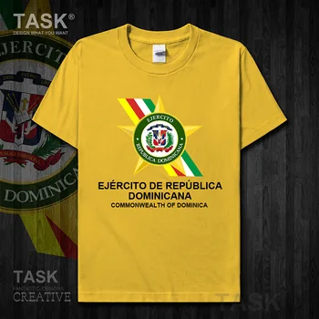 Armijos Dominikos Respublika Dominicana DOM Dominika Trumpas rankovės naujas Viršūnes t shirt mens Karinis Taktinis šalies medvilnės vasaros 01