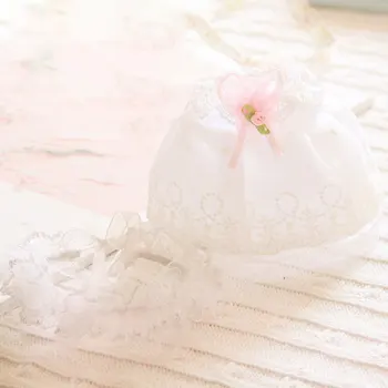 Balta vestuvinė suknelė suknelė tiara 20cm kostiumas 20cm lėlės exo lėlės drabužiai lėlės priedai