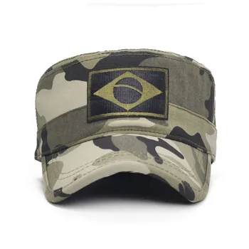 Brazilijos Vėliava Karinės Kepurės Vyrų Taktinis Camo Butas Bžūp Grupė Vyrų Beisbolo Kepurės, Kariuomenės Pajėgų Džiunglių Medžioklės Bžūp