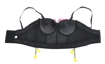 Corzzt Seksualus Spalvinga Stereoskopinis Gėlių Bralette Liemenėles Moterims Lolita Push Up Stebėjimo Liemenėlė Bustier Pasėlių Viršuje Šalies Clubwear