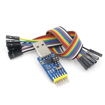 CP2102 USB-UART 6-in-1 Daugiafunkcinis(USB-TTL/RS485/232,TTL-RS232/485,232, kad 485) Serijos Adapteris Arduino