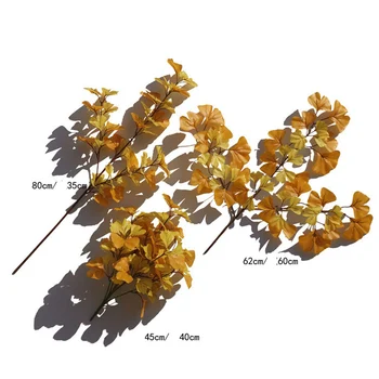 Dirbtiniai Augalai Levanda / Ginkgo Biloba Lapų Augalai Šilko Modeliavimas Lapai Netikrą Gėlės 