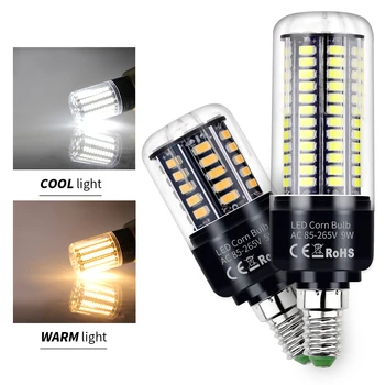 E27 LED Lemputės 220V Dėmesio E14 Lempos B22 Šviestuvo Lemputę, 3.5 M 5W 9W 7W 12W 15W 20W Lampara Lubų Šviesos, Namų Apšvietimas