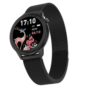 F80 Moterų Smart Watch Sveikatos Stebėsenos su Menstruacinio Ciklo Stebėjimo Kūno Temperatūros Matavimai Smartwatch