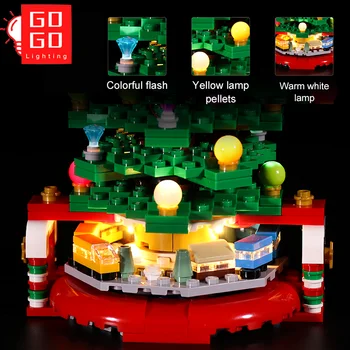 GOGOMOC Prekės LED Šviesos Iki Rinkinys Lego 40338 Kalėdų eglutės Žaislai (Tik Šviesos Nėra Modelį)