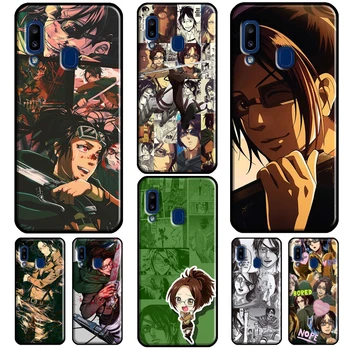 Hange Zoe Ataka Titan Anime Telefono dėklas Samsung A51 A71 A41 A31 A11 A21S A20e A12 A32 A52 A72 A30 A40 A50 A70 A02